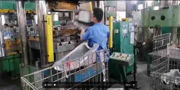 deep drawing production process