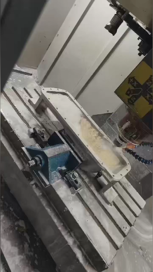 Casting aluminum engine oil pan CNC production